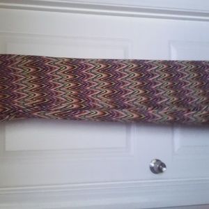 MULTICOLOR MAXI DRESS W/RIGHT LEG SPLIT